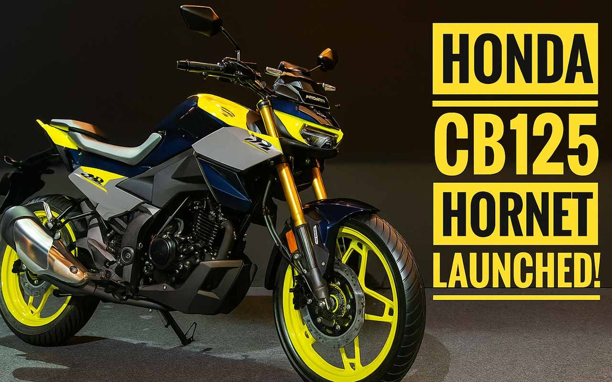 Honda's Stinger is Here The All-New CB125 Hornet is a Bold Challenge to the 125cc Sporty Segment