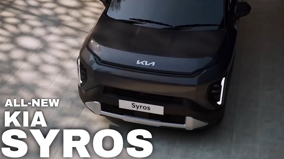 Kia's New Blockbuster is Here Meet the Syros, the SUV That's Redefining its Segment