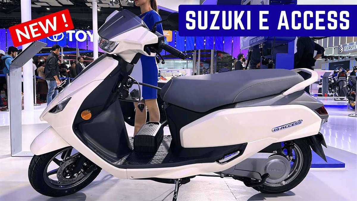 Suzuki Gears Up for Electric Debut with the e-Access Scooter