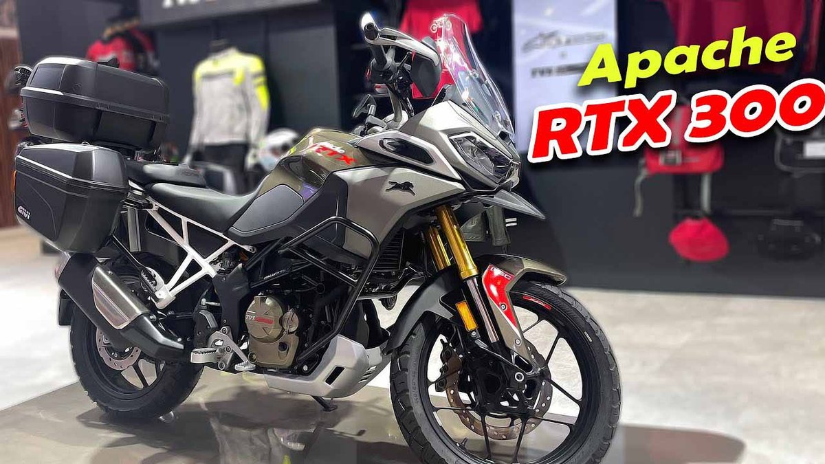 TVS Apache RTX 300 Unveiled 2025 Launch