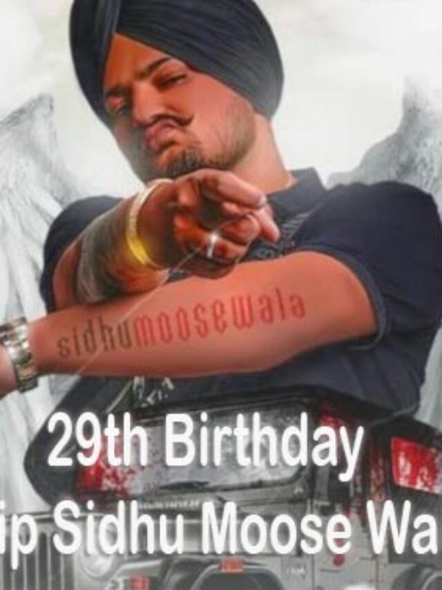 Punjabi singer-rapper Sidhu Moose Wala 29th birthday