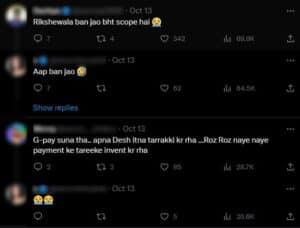 Viral Riksh wala Video Comments
