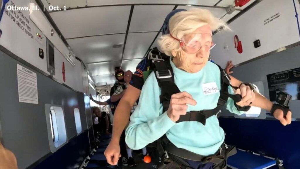 dorothy hoffner 104 years old skydiver