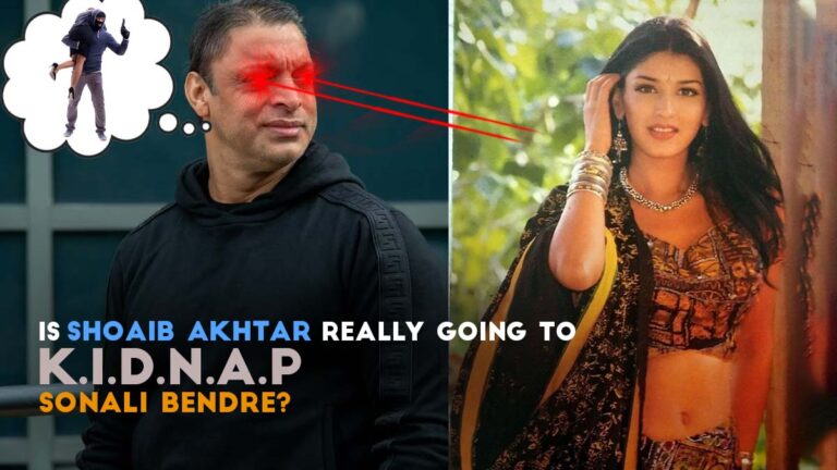 Is Shoaib Akhtar Really Going to K.I.D.N.A.P Sonali Bendre trending viral news