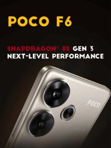 Poco F6 Power & Speed in a Sleek Design