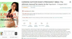 kareena kapoor khan's pregnancy bible Amazon
