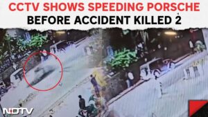 pune accident cctv shows speedin