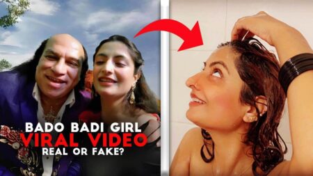 Viral Star Bado Badi Girl Wajdan Rao